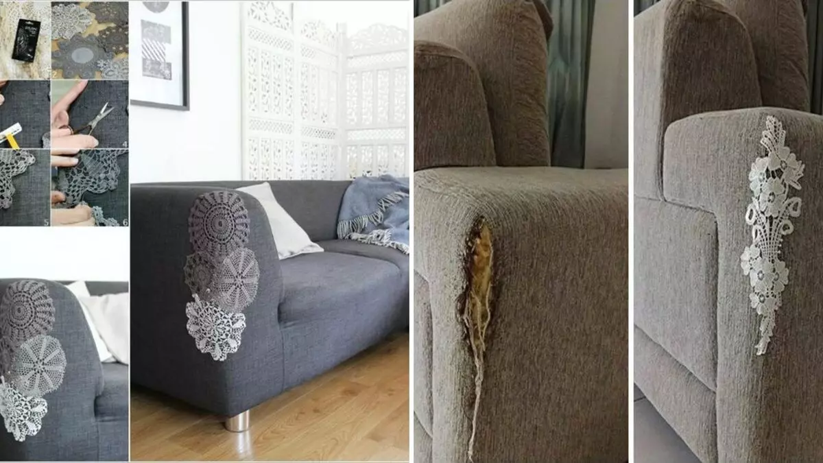 6 Ideen Änderungen eines alten Sofas zu einem neuen