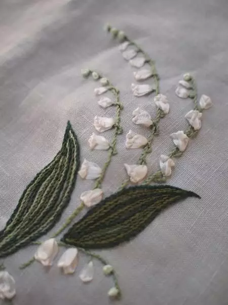 Lily of the valley - favorite flower of french fashion and not only, schemes and samples for you