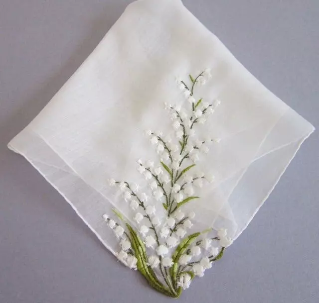 Lily of the valley - favorite flower of french fashion and not only, schemes and samples for you