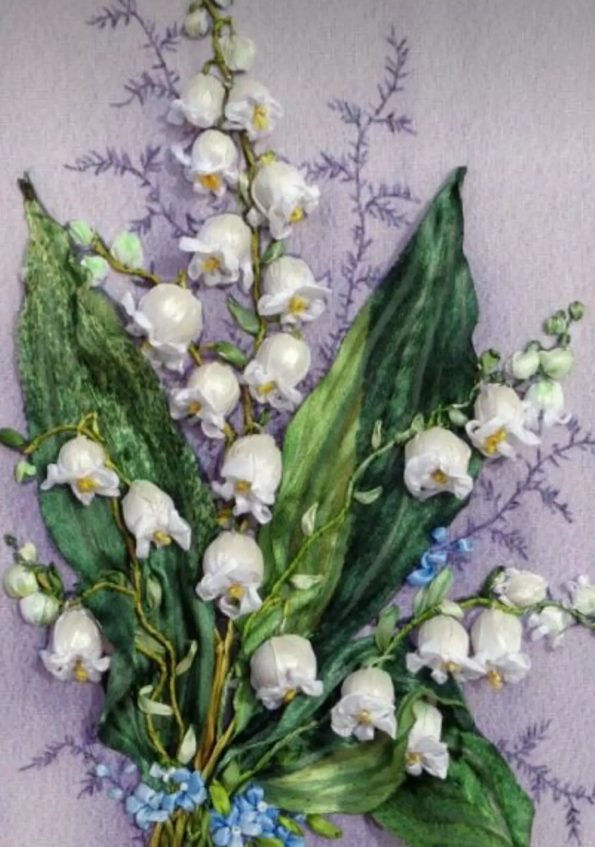 Lily of the valley - favorite flower of french fashion and not only, schemes and samples for you