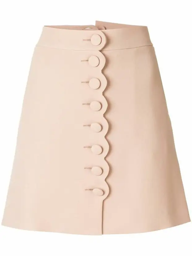 Interesting ideas with buttons skirts