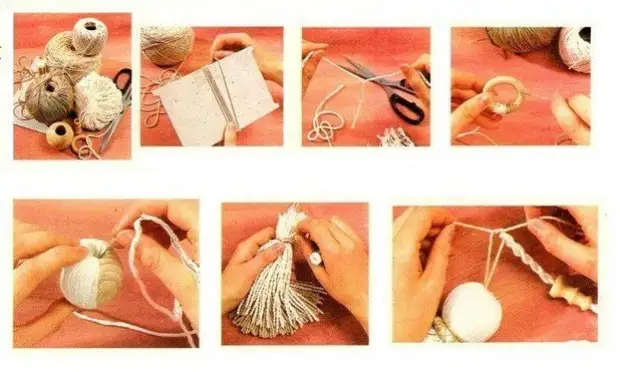 Come fare pennelli per tende con le loro mani, opzioni