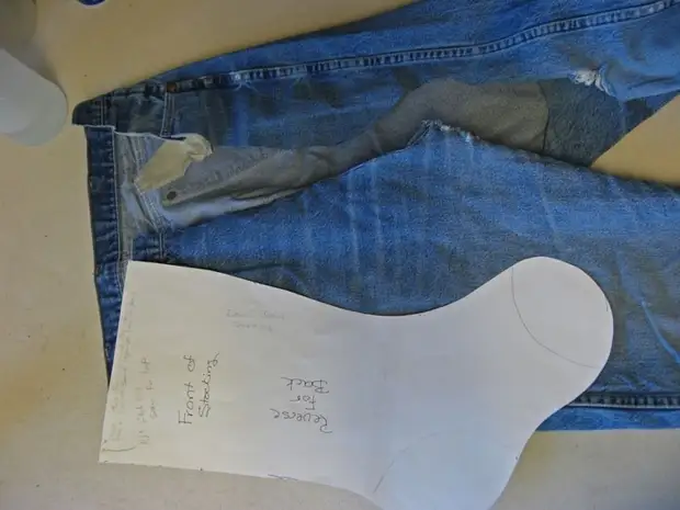 Kulîlkên Christmas ji Jeans Old 1