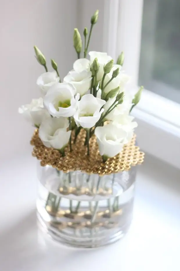 DIY: Piękny wazon z słoika sam to sam