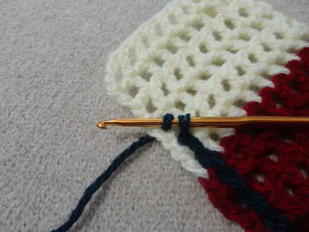 Corak sel scottish crocheted