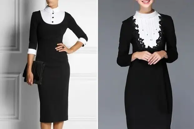 Πώς να ανανεώσετε το βαρετό μαύρο φόρεμα - 42 μοντέλα, αλλαγή ριζικά την εικόνα!