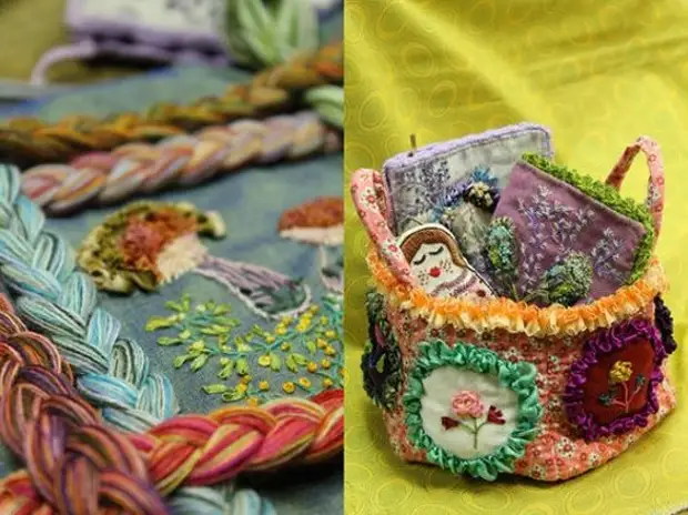 French embroidery, which fascinates ... when needlework turns into art!