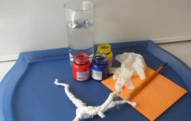 Secretos de procesamento de tecidos e pintado a man