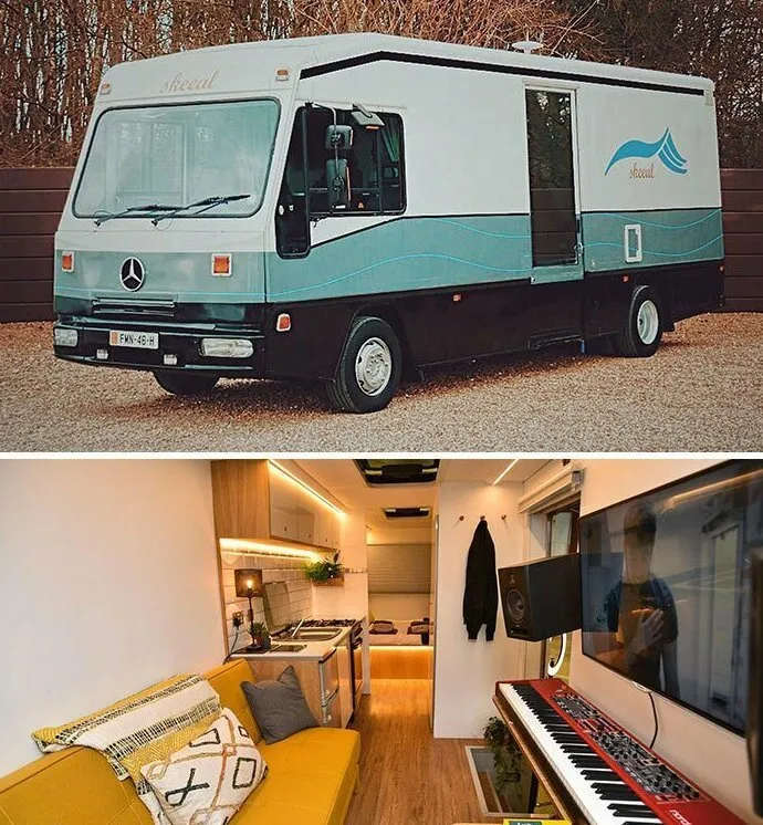 30 houses on wheels who are cozy many apartments