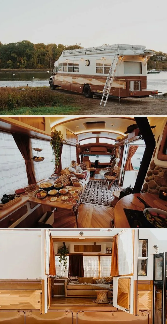 30 houses on wheels who are cozy many apartments