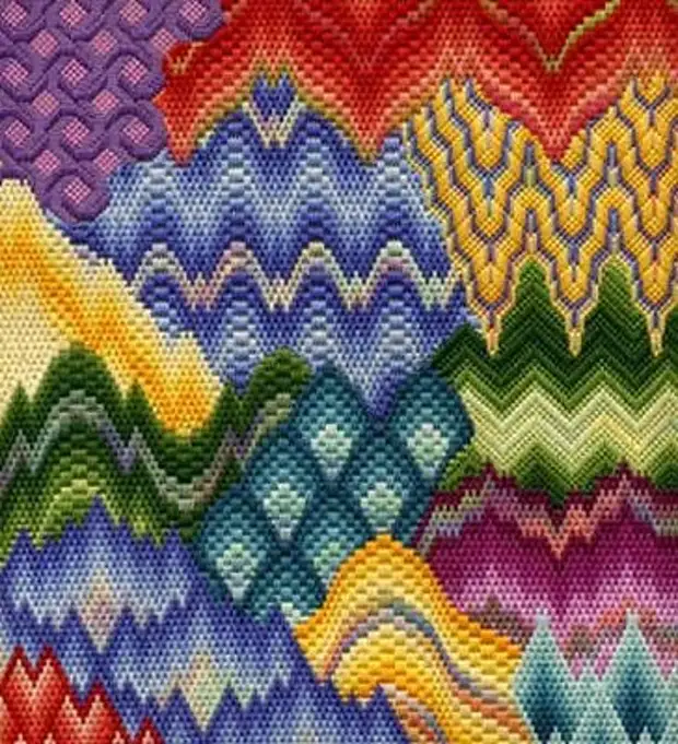 Bargello: Itan ti ẹda, ilana imuse