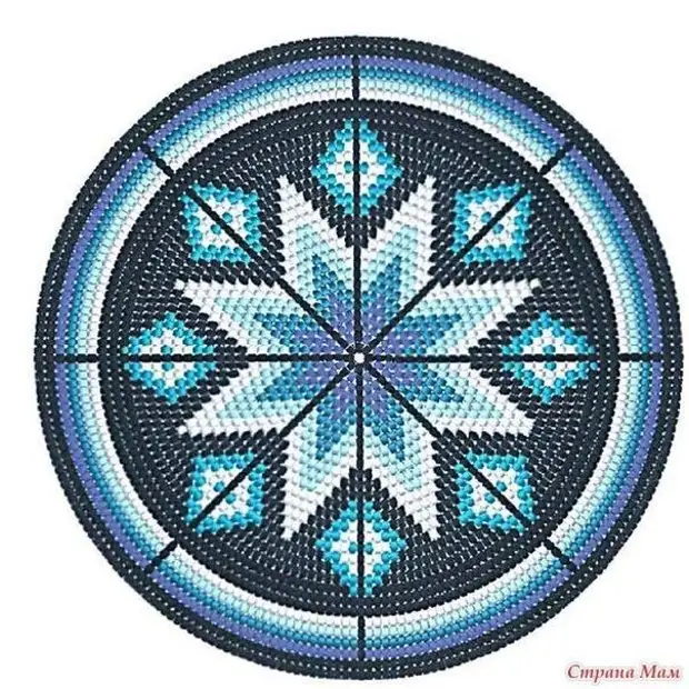 Round schemes for jacquard crochet 5