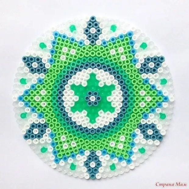 Skema buleud pikeun Jacquard Crochet 6
