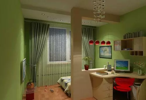 Interiorul camerei din hostel de familie. Cameră interioară într-o pensiune: Design de fotografie pentru familie