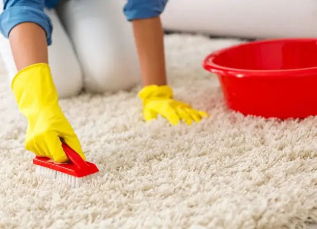 Loại bỏ vết bẩn khỏi thảm sẽ giúp đun sôi nước. / Ảnh: S3-Sản phẩm.Bobvila.com