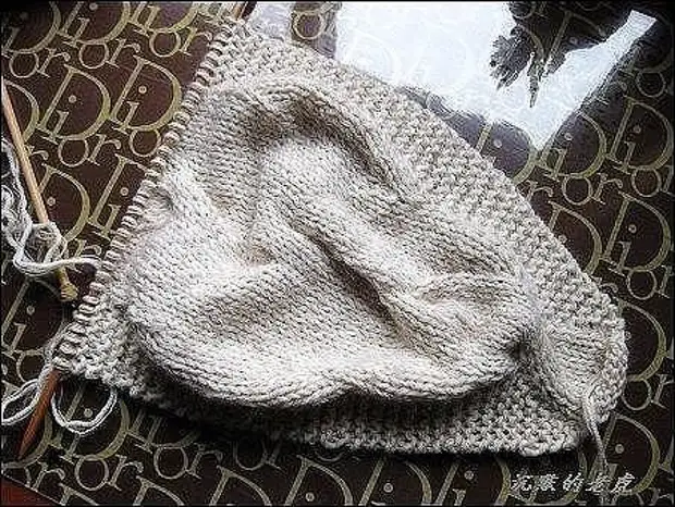 Gestrickter Strickhut