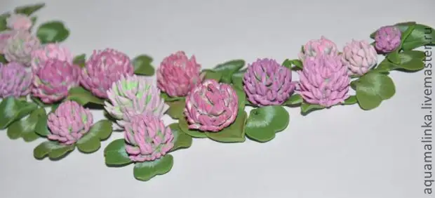 Polymer clay clover: Master Class