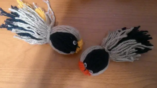 Woolen Thread Birds: Steg-for-Step Master Class med Photo