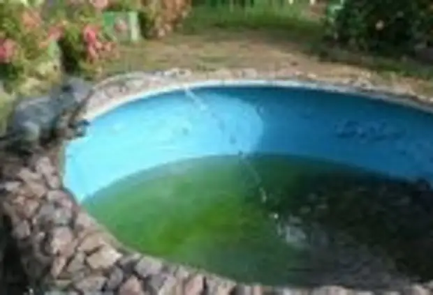 Swimming pool mula sa mga gulong ng kotse gamit ang kanilang sariling mga kamay.