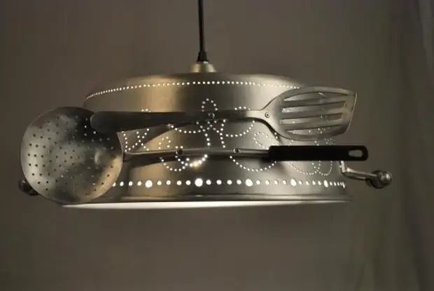 Lace Lamp - Chandelier kubva kune yekare ndiro uye kicheni zvishandiso