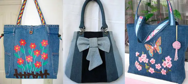 How to sew your own hand bag from jeans