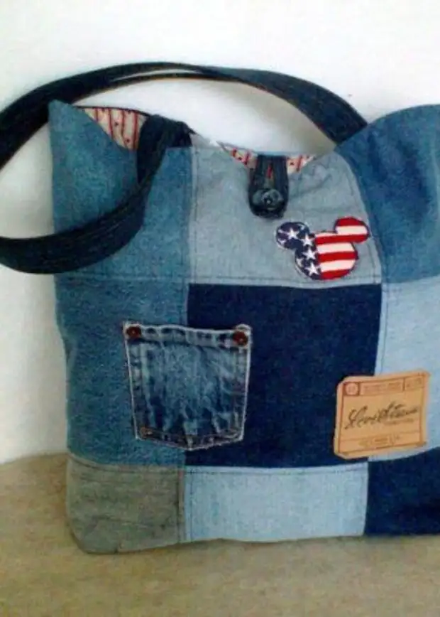 Giunsa paghimo ang usa ka bag nga jeans sa imong kaugalingon nga mga kamot