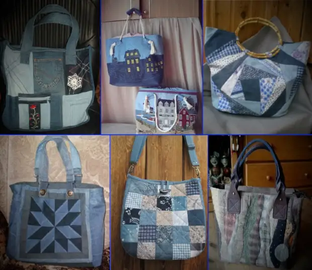 Mga bag sa patchwork