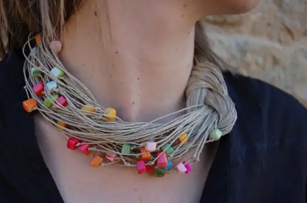 Necklace tal-qawsalla tal-ħjut