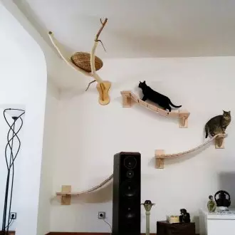 Suspension Cat House