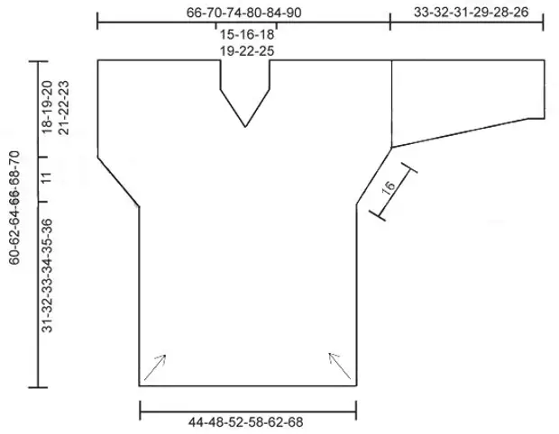 Дресс Игле за плетење дијагонално - 3 модела са шемама и описима