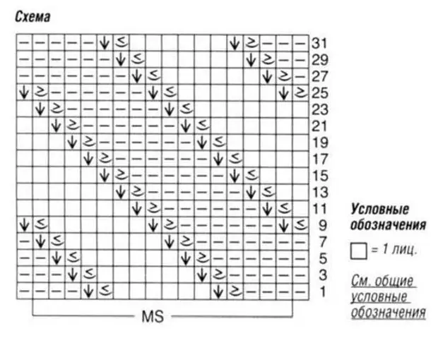 Rochie de tricotat ace în diagonală - 3 modele cu scheme și descrieri