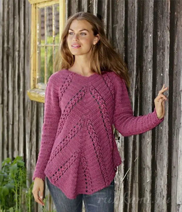 Crochet ea mantlha ea Tunic