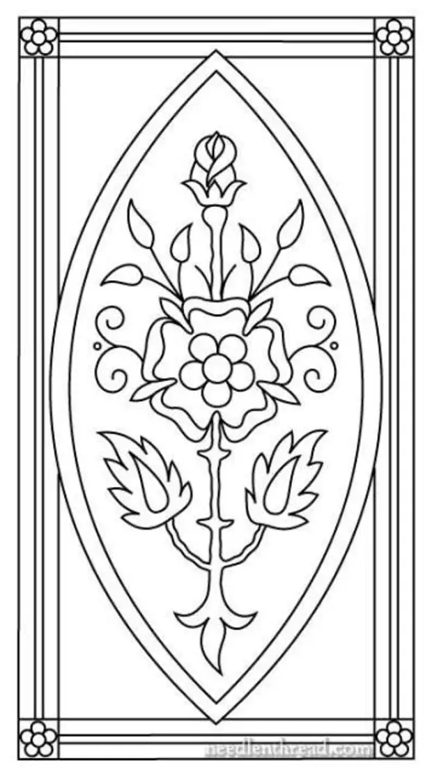 Stained glass templates - how to paint the glass