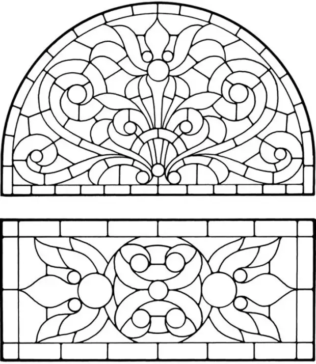 Stained iav templates - yuav ua li cas pleev xim rau lub khob