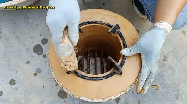 Kā no māla un cementa veidot kompaktu plīti ēdiena gatavošanai