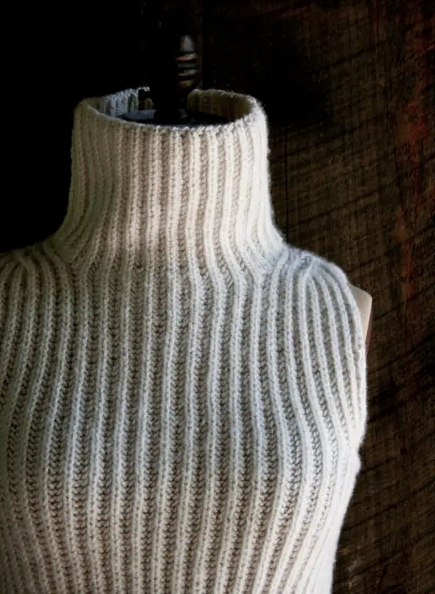 Brioche vest (Model Purl Soho) Mufananidzo