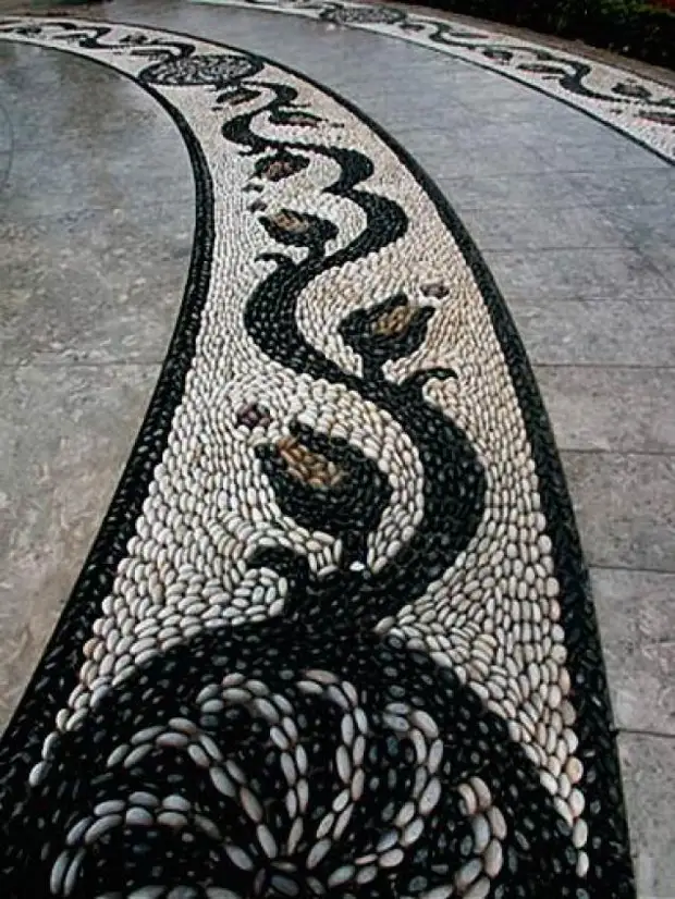 Mosaico de pedras: ideas inspiradoras 9