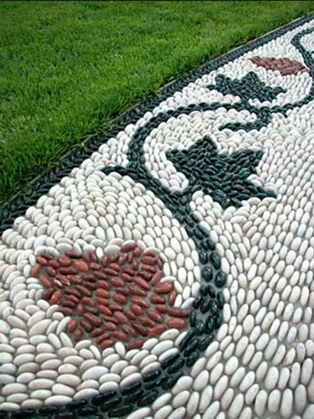 Mosaico de pedras: ideas inspiradoras 8