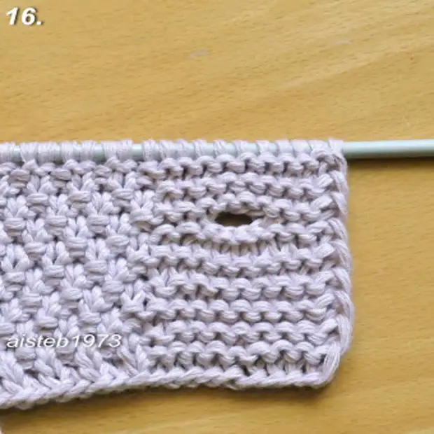 How to tie an invisible loop for big buttons