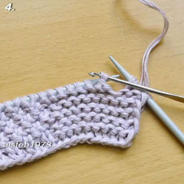 How to tie an invisible loop for big buttons