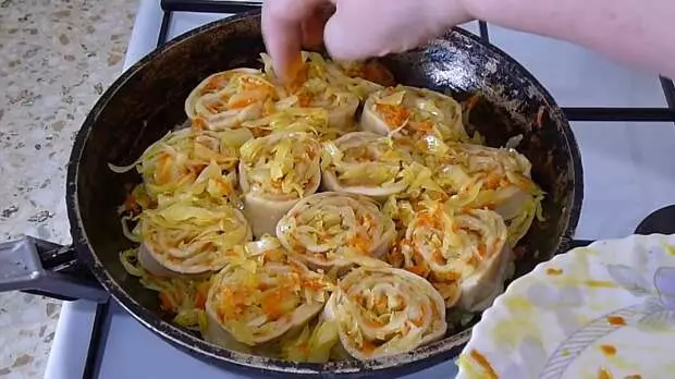 Plato de mi infancia. Secreto de la receta de repollo impecable.