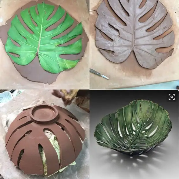 Interessanti vasi dalle foglie 2