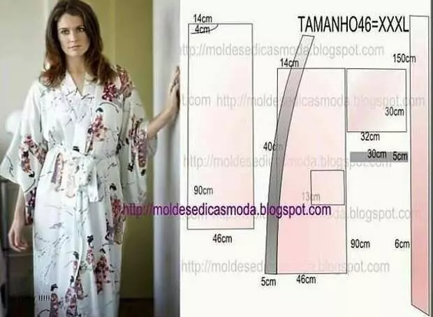 Gitahi namon ang mga bathrobe sa homemade