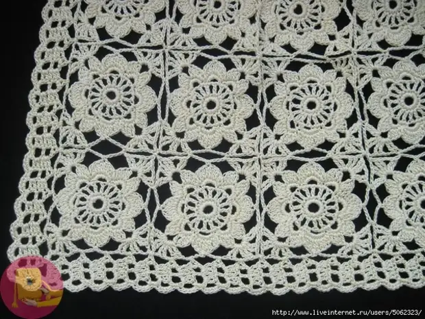 Abin mamakin ban mamaki na ban mamaki daga Crochet Motifs 4