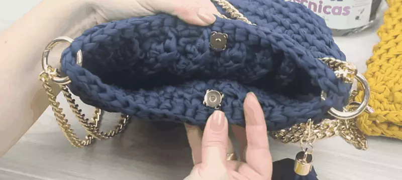 Bolso elegante: fácil de tejer - Resultado espectacular