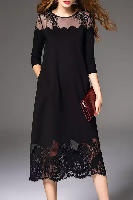 Lace Spluded Midi Dress Click on Picture to Purchase!