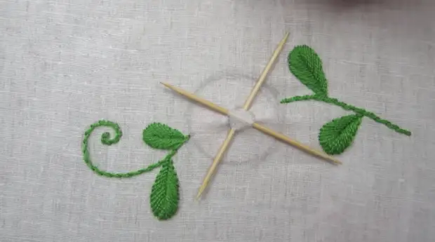 Di-karaniwang paggamit ng mga toothpick para sa orihinal na pagbuburda