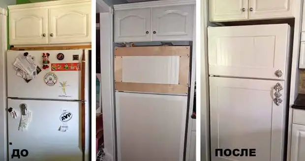 Manijas locas: Nueva vida del refrigerador viejo.