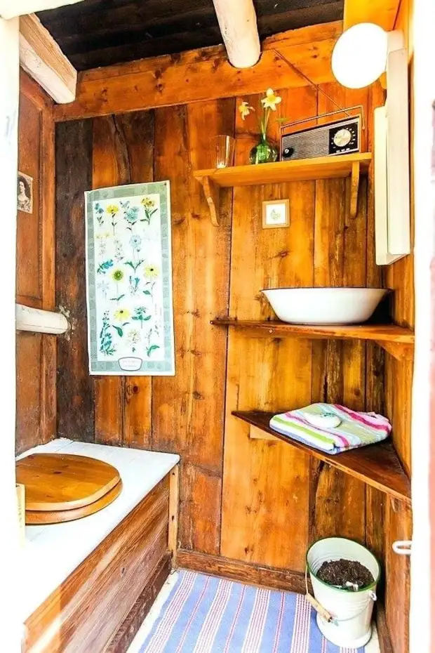 Nhà vệ sinh đẹp tại Cottage: 30 Ý tưởng ma thuật