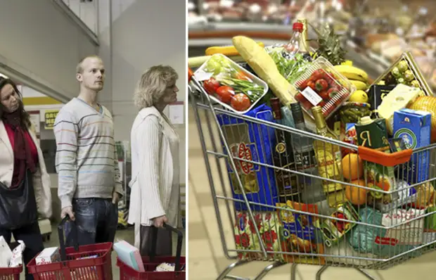 Cum de a alege cea mai rapidă linie din supermarket - 4 sfaturi simple